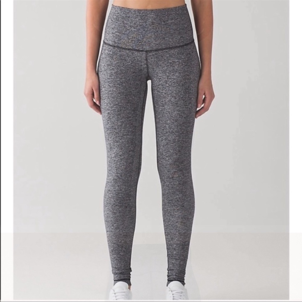 Lululemon Wunder Under Heather Dark Gray Legging